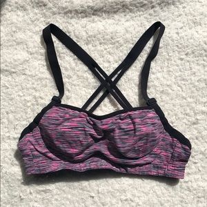 🍒VS The Angel Sports Bra pink + black